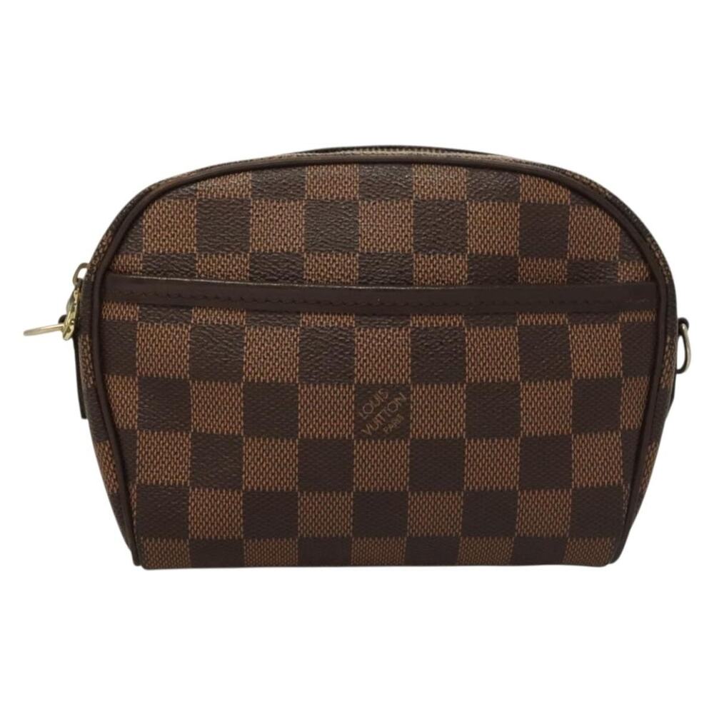Louis Vuitton Damier Ebene Ipanema PM Shoulder Bag Brown